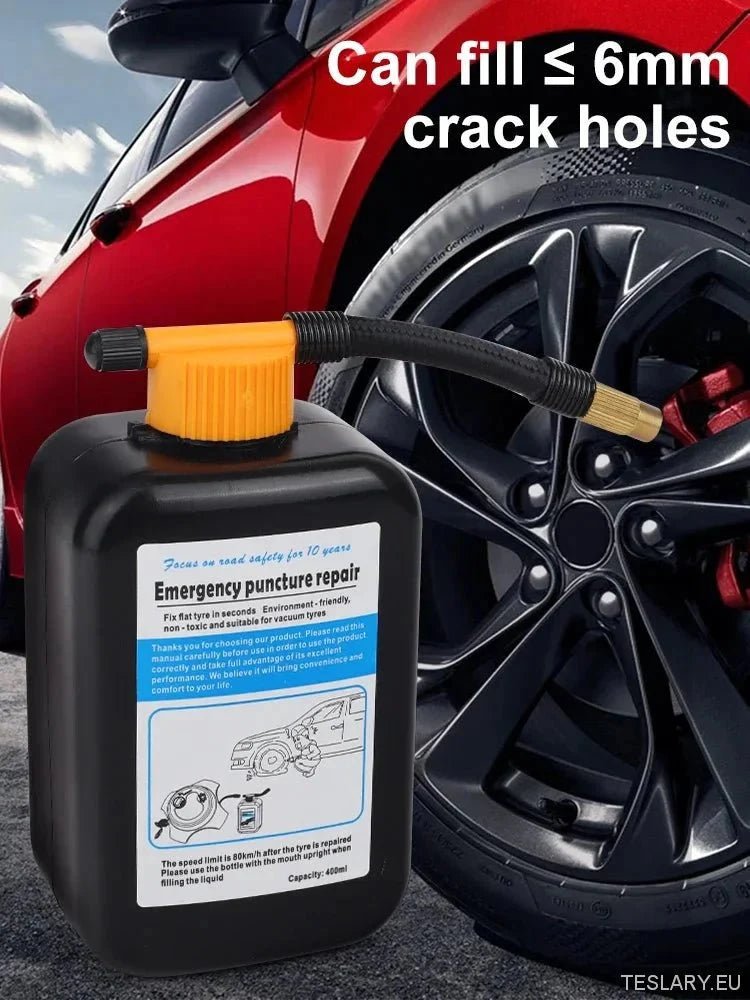 Sellador Universal 400ml para Neumáticos de Tesla: Seguridad