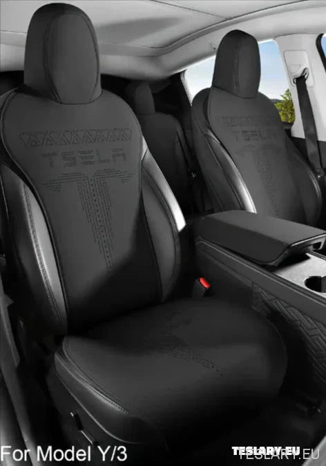 Tesla Zubehör: Nappa PU Leder Sitzschoner für Model 3/Y