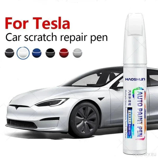 Transformación instantánea de la pintura Tesla con bolígrafo