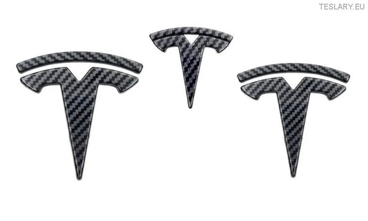 Transforme Tesla Model 3 com Kit de Logos Estilosos