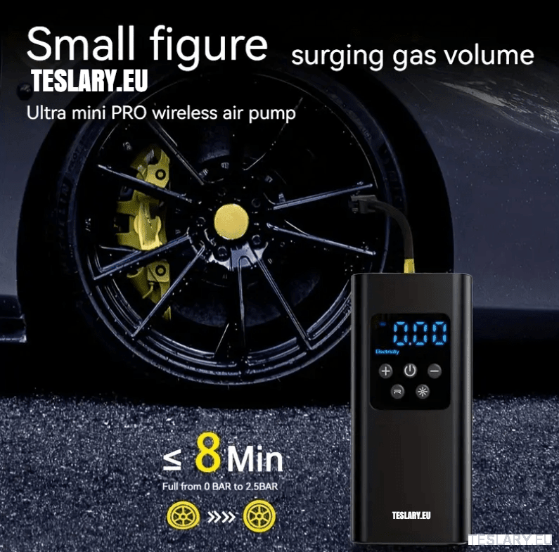 Unverzichtbares Tesla-Zubehör: portable Reifenkompressor
