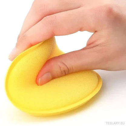 10pcs round car wax polish wax foam sponge high density applicator pads cleaning sponge auto detail washing car cleaning tool - TESLARY Tesla Shop Accessories Europe Nederlands Ireland Deutschland Espana Alicante France Italia