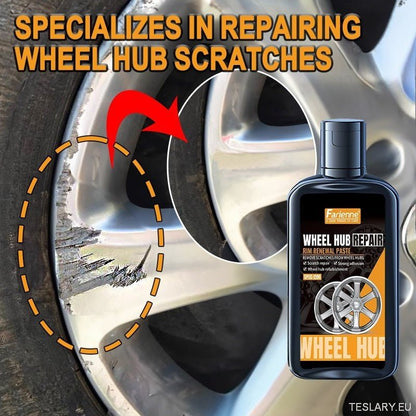 120g Premium Hub Repair Kit Hub Detail Restorer Oxidation, scratch and wear remover Car Wheel Care Polishing paste Repair dents leaving no trace to enhance car maintenance - TESLARY Tesla Shop Accessories Europe Nederlands Ireland Deutschland Espana Alica