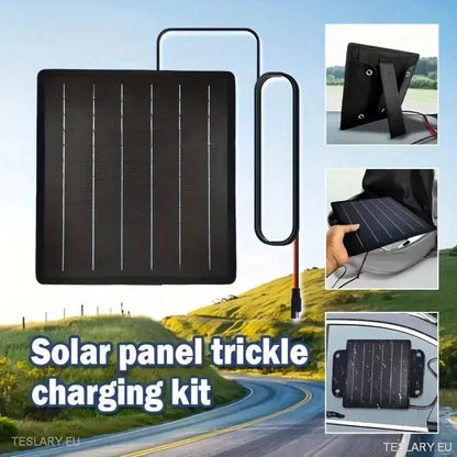 Solar Dickle Charger voor Tesla EV 12 Volt -batterij