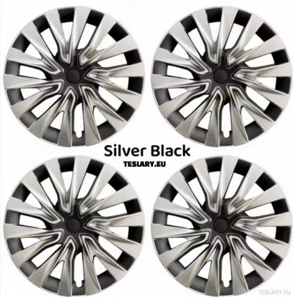 18" Tesla 3+ Highland Full Rim Nova Style Wheel Covers 