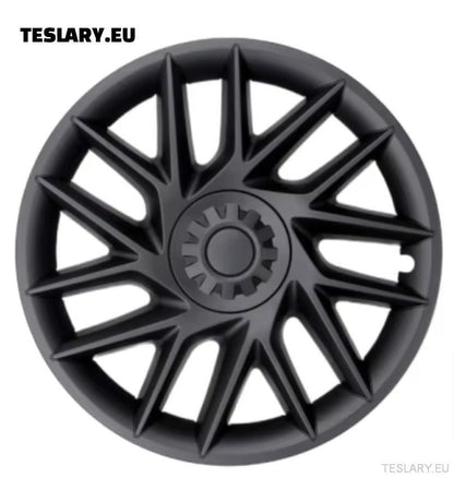 18" Tesla Model 3+ Highland Full Rim Induction Style Matte Black Wheel Covers - TESLARY Tesla Shop Accessories Europe Nederlands Ireland Deutschland Espana Alicante France Italia