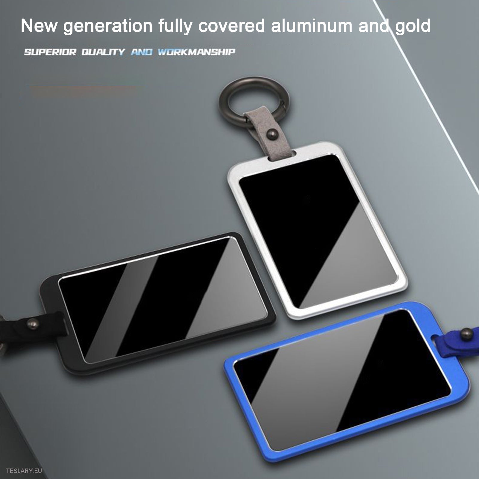 Aluminium Alloy Key Case Cover for Tesla 3/Y RFID Key Cards -TESLARY.IE Tesla Shop Europe