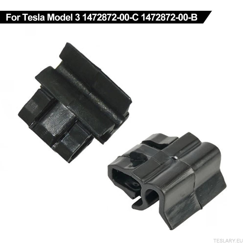 4pcs Durable Plastic Buckles for Tesla for Model Y / 3 Front Trunk, Luggage Storage Box Fixing Bracket, OE 1472872 - 00 - B (for Model Y) 1472872 - 00 - C (Model 3), Black, Matching Buckle - TESLARY Tesla Shop Accessories Europe Nederlands Dublin Cork Ireland Deutschland Espana Alicante France Italia