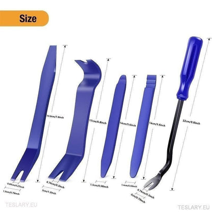 5 Piece Trim Tool Kit for your Tesla - TESLARY Tesla Shop Accessories Europe Nederlands Ireland Deutschland Espana Alicante France Italia