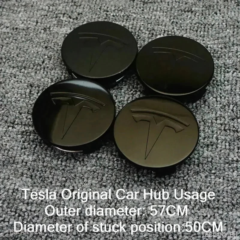 56mm Wheel Centre Caps with Logo for Tesla 3 , Y , S and X - TESLARY Tesla Shop Accessories Europe Nederlands Ireland Deutschland Espana Alicante France Italia