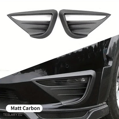 Tesla Y Front Fog Lights Spoiler ( PAIR ) - Tesla Shop Europe - TESLARY.IE Ireland - France boutique- Deutschland Geschäft- España comercio - Nederland winkel- TESLARY.IE