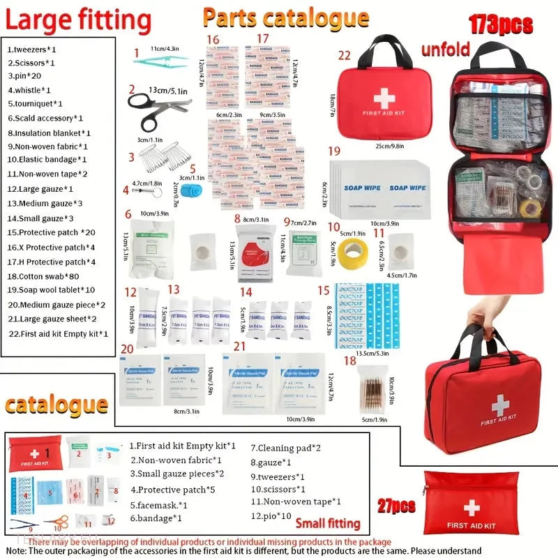 Emergency First Aid Kit (LARGE) -TESLARY.IE Tesla Shop Europe