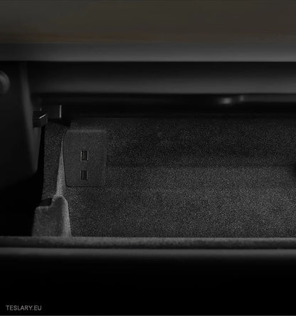 Tesla 3/Y Glove Box Docking Station ( LEFT HAND DRIVE ONLY ) -TESLARY.IE Tesla Shop Europe