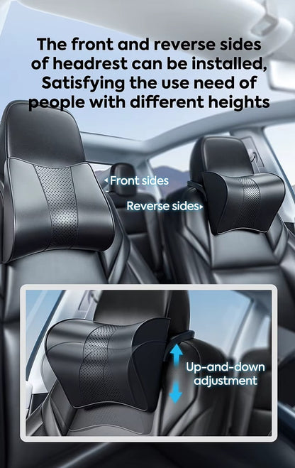 Premium Headrest Pillow with Support for Neck for Tesla Model 3 , Y , Highland & Juniper