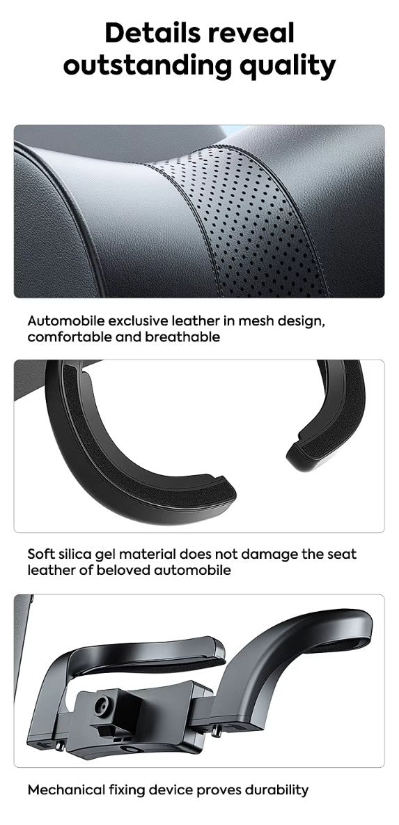 Premium Headrest Pillow with Support for Neck for Tesla Model 3 , Y , Highland & Juniper