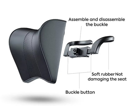 Premium Headrest Pillow with Support for Neck for Tesla Model 3 , Y , Highland & Juniper