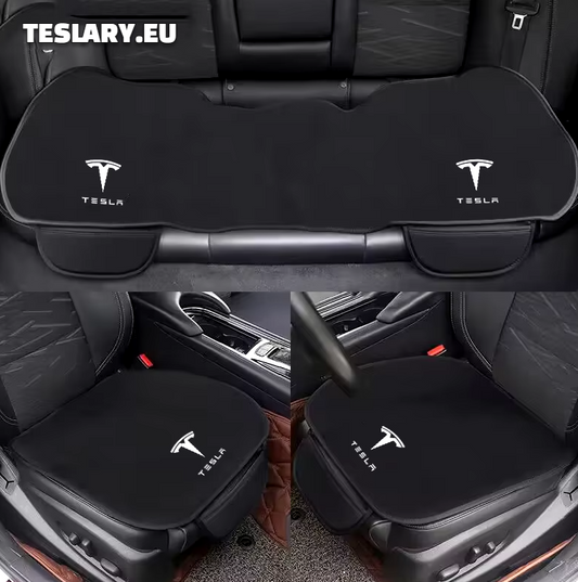 Tesla Model 3 / Y Fitted Proteective Seat Cushion Covers with Logo