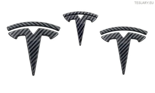 Kit de logotipos delanteros, traseros y del volante Tesla Model 3