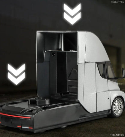 Tesla Semi Trailer Truck Collectores 1:24 Versión no oficial