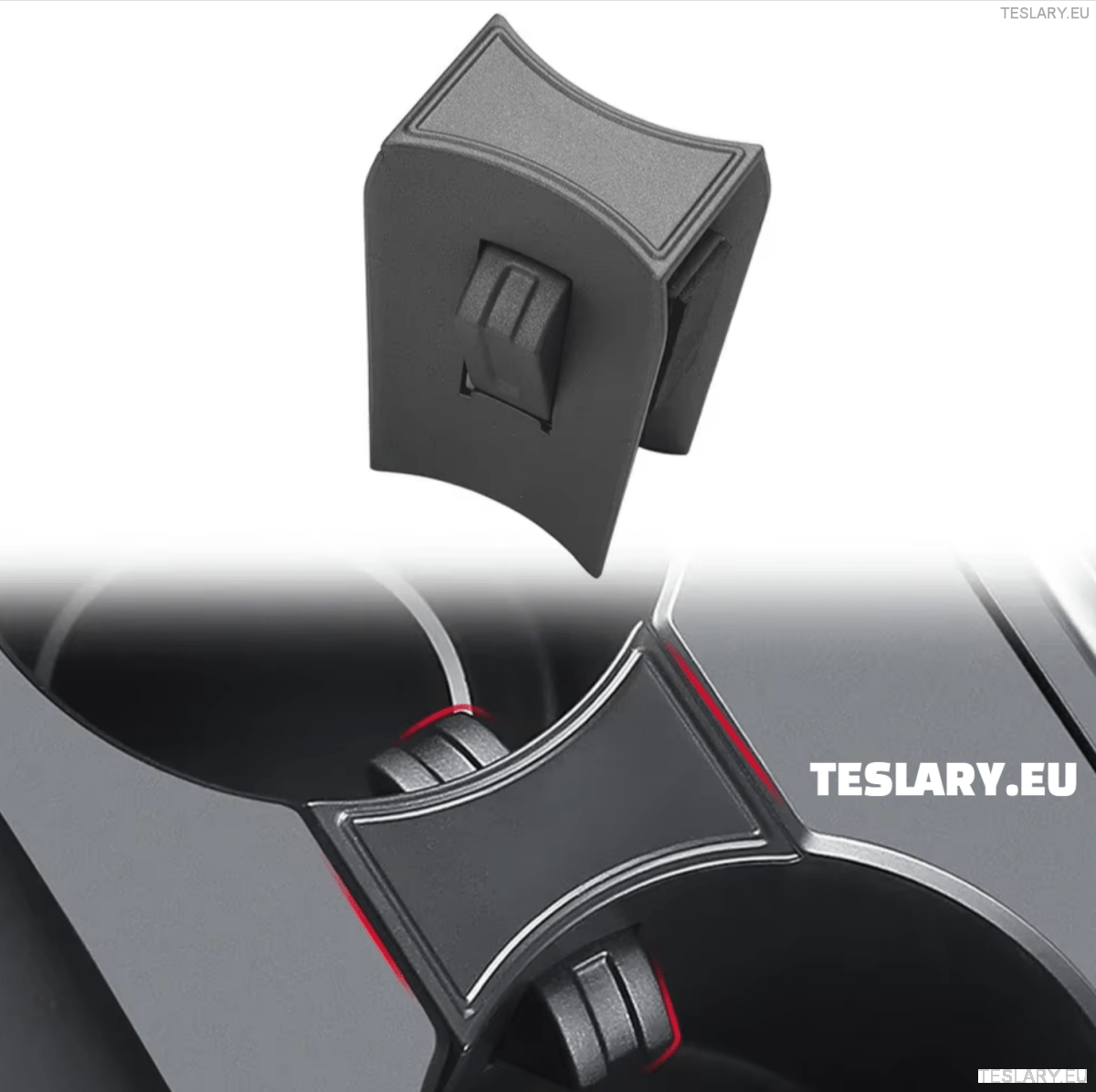 Tesla Model 3 / Y Center Console Cup Holder Limiter om morsen te stoppen