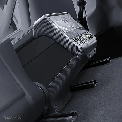 Tesla Model 3 Marco de ventilación de aire trasero de tierras traseras Ribribe de estilo de fibra de carbono