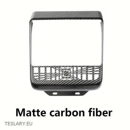 Tesla Model 3 Marco de ventilación de aire trasero de tierras traseras Ribribe de estilo de fibra de carbono