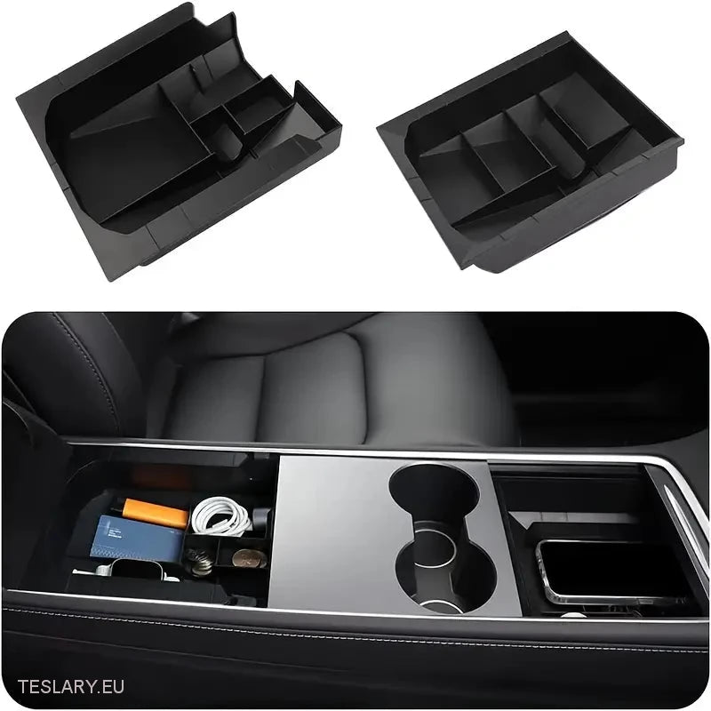 Tesla Modelo 3 / Y Central Console Bandeo de organizador trasero Opción delantera y trasera