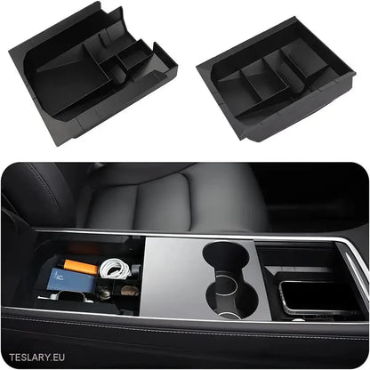 Tesla Modelo 3 / Y Central Console Bandeo de organizador trasero Opción delantera y trasera
