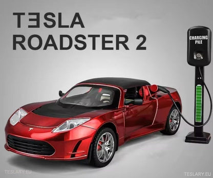 Alkuperäinen Tesla Roadster Model Car 2012 1:24 epävirallinen versio