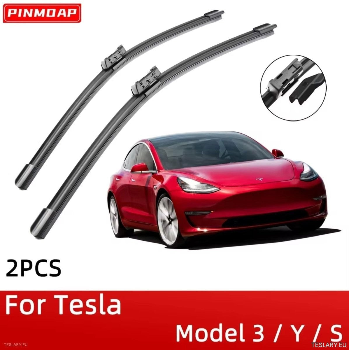 Las cuchillas de limpiaparabrisas de todo el clima para Tesla Models 3 & Y