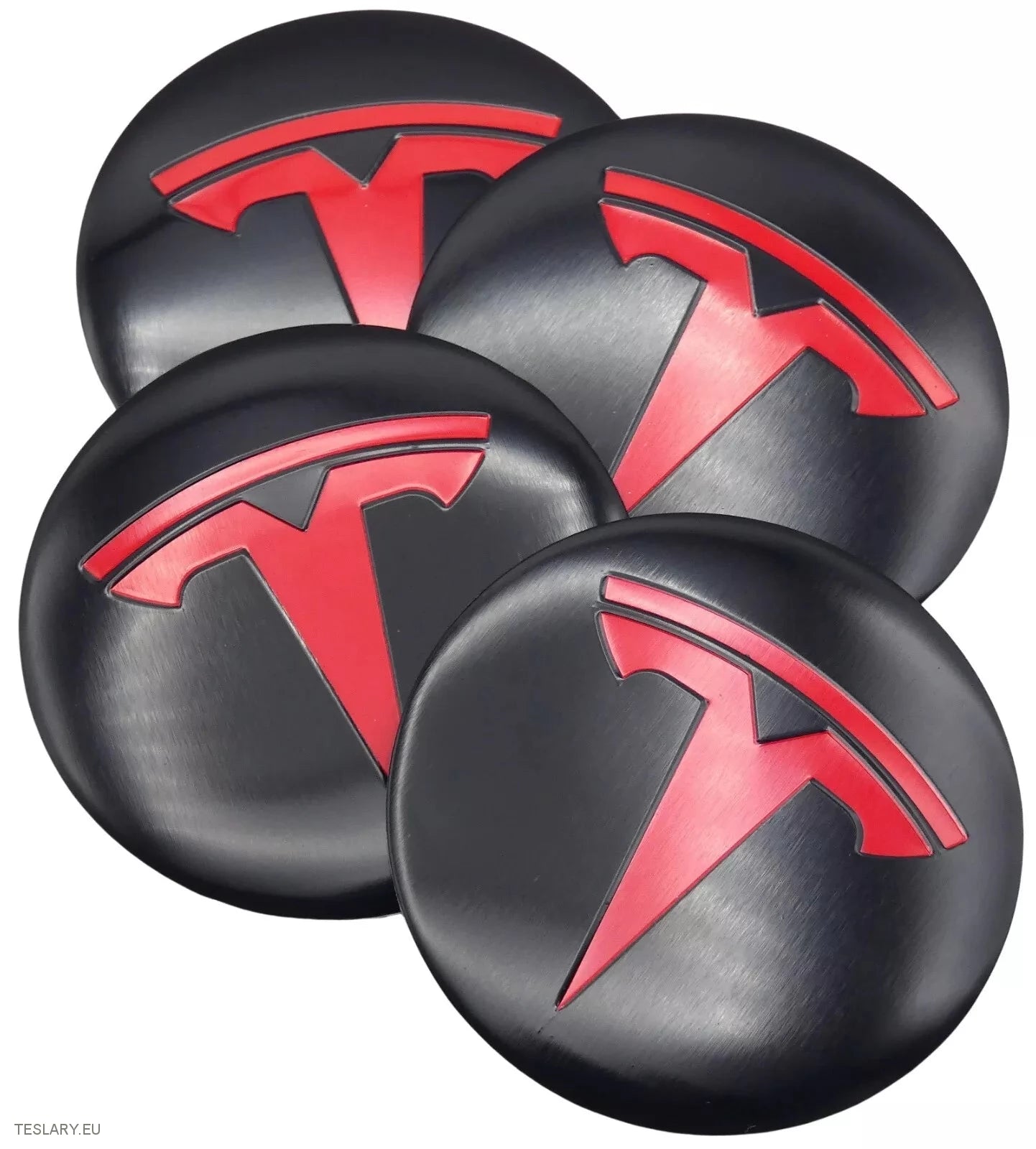 Pyörän navan keskikorkkitarrat, joissa on logo Tesla 3: lle, y, s ja x