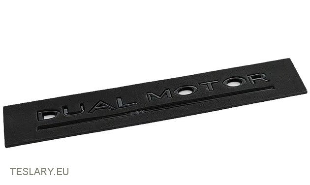 Tesla Model 3/Y Dual Motor Logo Emblem Black, Red, Chrome, Gold