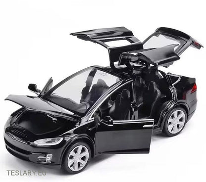 Tesla Model Model X 1:32 epävirallinen versio musta, punainen tai valkoinen