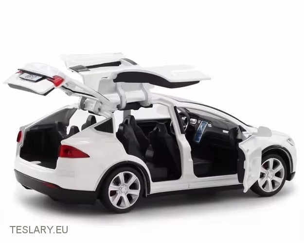 Tesla Model Model X 1:32 epävirallinen versio musta, punainen tai valkoinen
