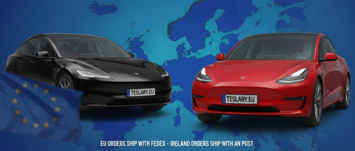 Tesla Model 3 Y Juniper Highland Standard Accessories Seat Covers Wheel Covers Front Rear Logos and More Buy from Europes Teslary.eu
