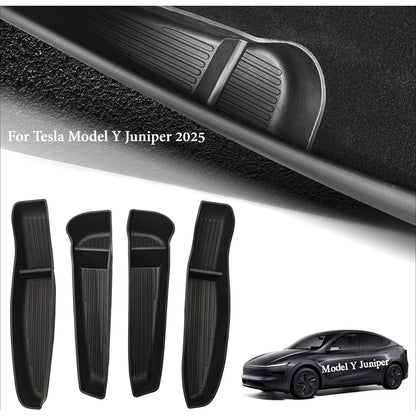 Tesla Model 3 / Y / Y+ Juniper / 3+ Highland TPE Door Organiser Protective Pockets Front & Rear