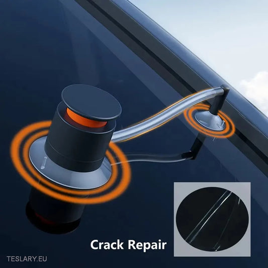 Windscreen Glass Crack Repair Kit with Tools