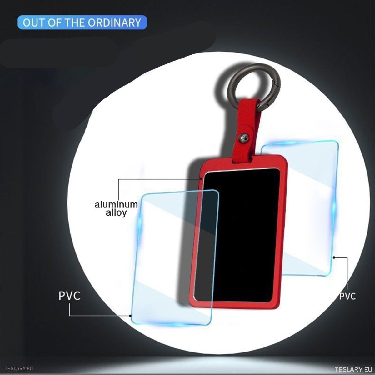 Aluminium Alloy Key Case Cover for Tesla 3/Y RFID Key Cards - TESLARY Tesla Shop Accessories Europe Nederlands Dublin Cork Ireland Deutschland Espana Alicante France Italia