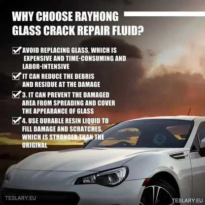Automotive Windscreen Glass Crack Repair Kit 20ml - TESLARY Tesla Shop Accessories Europe Nederlands Ireland Deutschland Espana Alicante France Italia