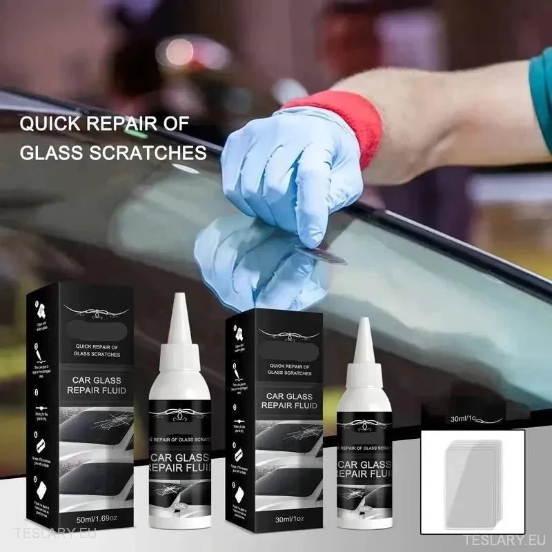 Automotive Windscreen Glass Crack Repair Kit 30ml - TESLARY Tesla Shop Accessories Europe Nederlands Ireland Deutschland Espana Alicante France Italia