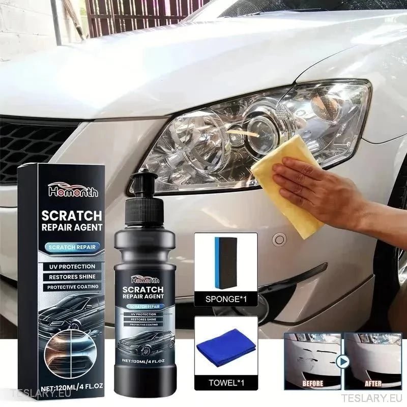 Car Scratch Repair Agent 120ml with UV Protection - TESLARY Tesla Shop Accessories Europe Nederlands Ireland Deutschland Espana Alicante France Italia