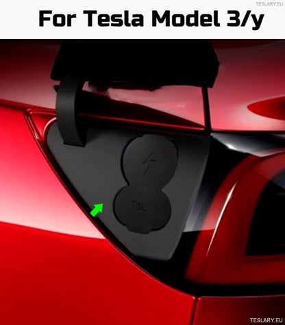 Puerto de carga CCS Cubierta a prueba de meteorología para Tesla Model 3 / Y