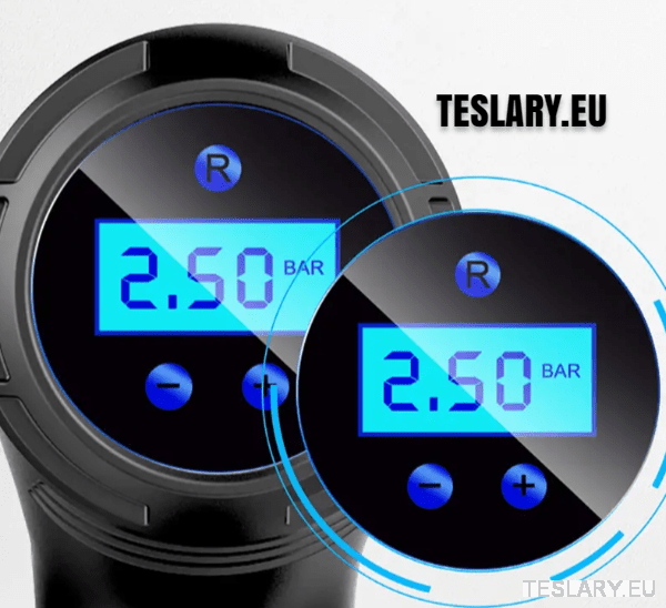 Cordless Battery Powered Tyre Compressor Gun Type for Tesla Model 3 Y S X - TESLARY Tesla Shop Accessories Europe Nederlands Ireland Deutschland Espana Alicante France Italia