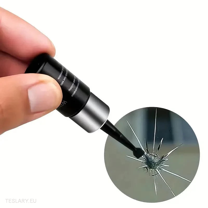 Windscreen Glass Crack Repair Kit with Resin Chamber