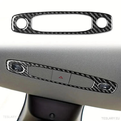 Dome / Map Light Cover for Tesla 3/Y Carbon Fiber - TESLARY Tesla Shop Accessories Europe Nederlands Ireland Deutschland Espana Alicante France Italia
