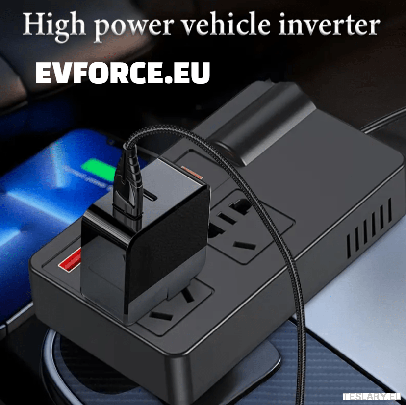 200 Watt 12-24V 220V Inverter Compatible with Tesla Cars ( EUROPEAN ONLY )