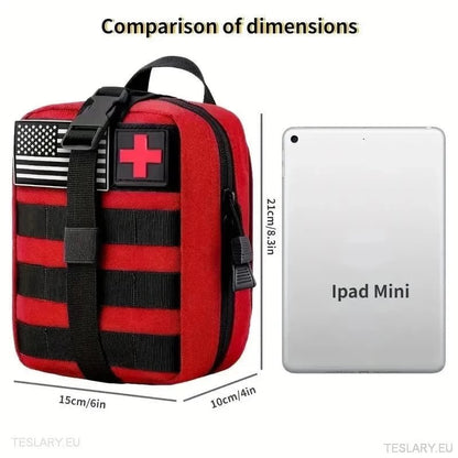 Emergency Medical First Aid Pouch ( Empty ) - TESLARY Tesla Shop Accessories Europe Nederlands Ireland Deutschland Espana Alicante France Italia