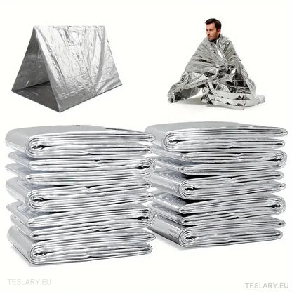 Emergency Thermal Blankets - Outdoor Survival - TESLARY Tesla Shop Accessories Europe Nederlands Ireland Deutschland Espana Alicante France Italia