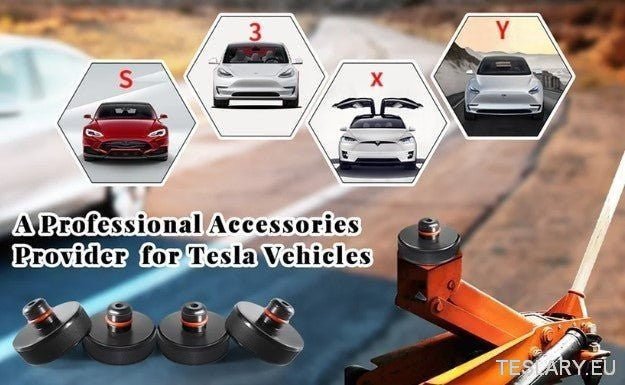EV Jacking Point Adapter ( 4 PACK) - TESLARY Tesla Shop Accessories Europe Nederlands Ireland Deutschland Espana Alicante France Italia