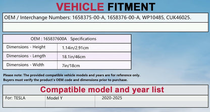 Tesla Model Y Replacement External Hepa Air Filters Juniper from Europes Teslary.eu Ireland Nederlands Deutschland Esopana
